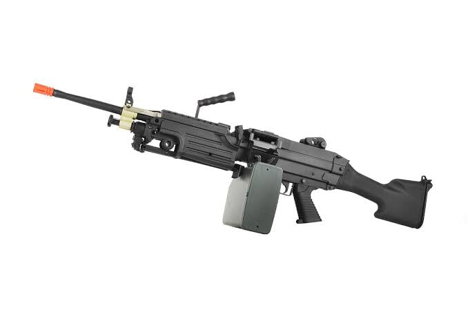 A&K Cybergun FN Licensed M249 MK2 MINIMI SAW FULL METAL GEL BLASTER AEG Machine Gun - Image 6