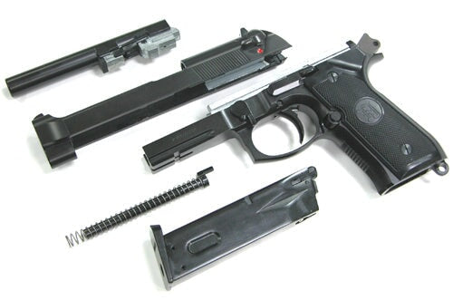 KJ M9A1 Full Metal Gas Blowback Gel Blaster - Black - Image 4