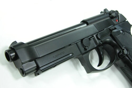 KJ M9A1 Full Metal Gas Blowback Gel Blaster - Black - Image 5