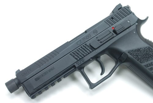KJ CZ P-09 Gas Blowback IPSC Dry Fire Blaster - Image 3