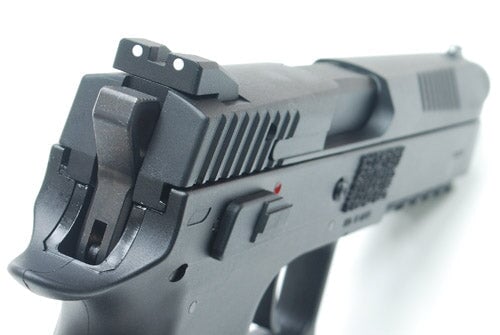KJ CZ P-09 Gas Blowback IPSC Dry Fire Blaster - Image 8