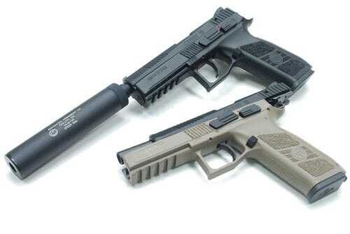 KJ CZ P-09 Gas Blowback IPSC Dry Fire Blaster - Image 11
