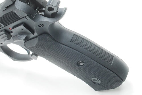KJ CZ75 SP-01 Shadow Gas Blowback IPSC Dry Fire Blaster - Black - Image 8