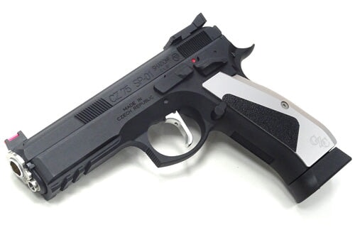 KJ CZ75 SP-01 Shadow ACCU Custom Gas Blowback IPSC Dry Fire Blaster