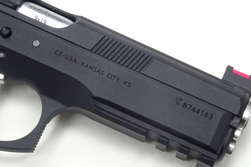 KJ CZ75 SP-01 Shadow ACCU Custom Gas Blowback IPSC Dry Fire Blaster - Image 4