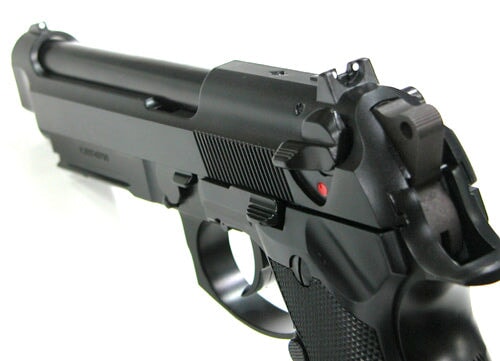 KJ M9A1 Full Metal Gas Blowback Gel Blaster - Black - Image 3