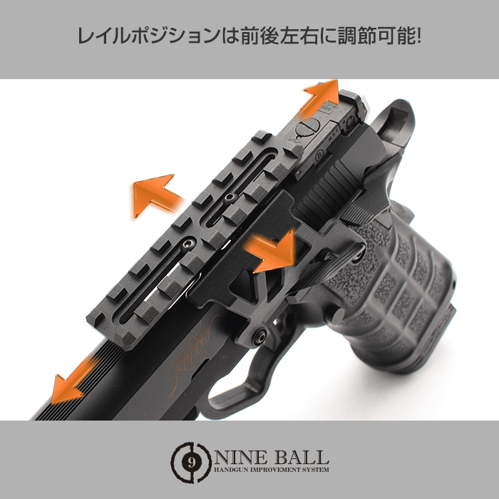 Nine Ball Hi-Capa Aluminium Mount Base NEO Heat Gradation - Image 5