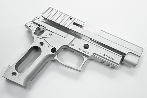 Guarder Aluminium Slide & Frame For MARUI P226 E2 (Silver/E2 Marking) - Image 2