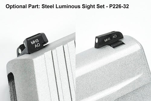 Guarder Aluminium Slide & Frame For MARUI P226 E2 (Silver/E2 Marking) - Image 15