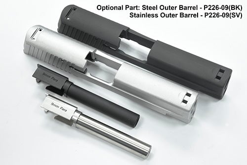 Guarder Aluminium Slide & Frame For MARUI P226 E2 (Silver/E2 Marking) - Image 16