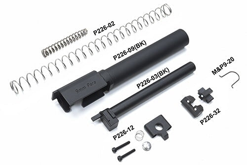 Guarder Aluminium CNC Slide Set for MARUI P226/E2 (Black/Late Ver. Marking) - Image 9
