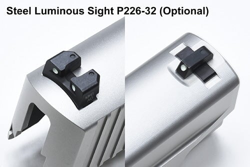 Guarder Aluminium CNC Slide Set for MARUI P226/E2 (Matte Silver/Late Ver. Marking) - Image 9