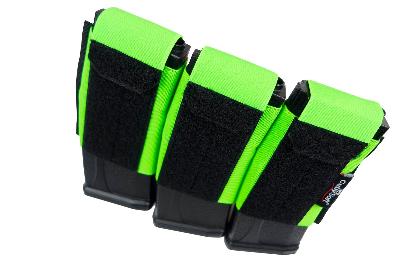 CubySoft® THUNDER MAG POUCH | AR x3 | FLURO GREEN