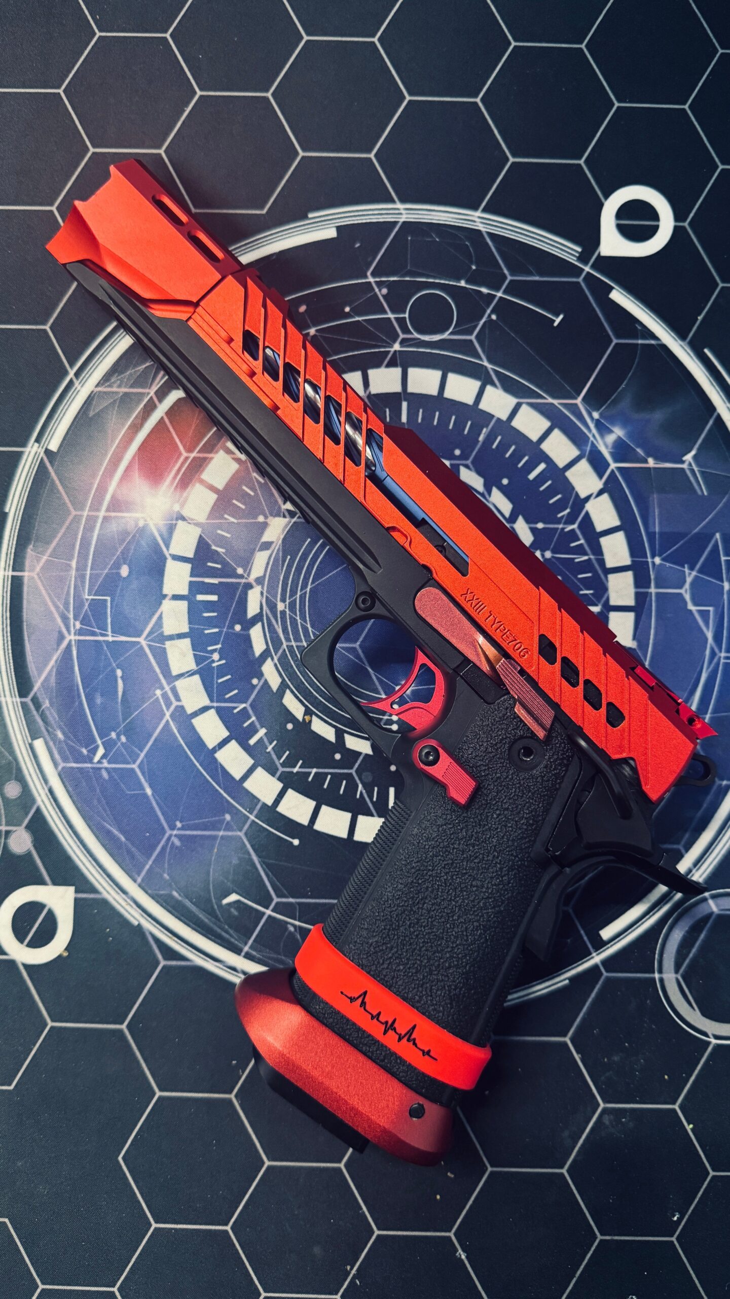 Custom Tokyo Marui / Dr Black / Laylax / Guarder "Optimus Prime" Hi Capa 5.1 Gas Pistol - Image 7