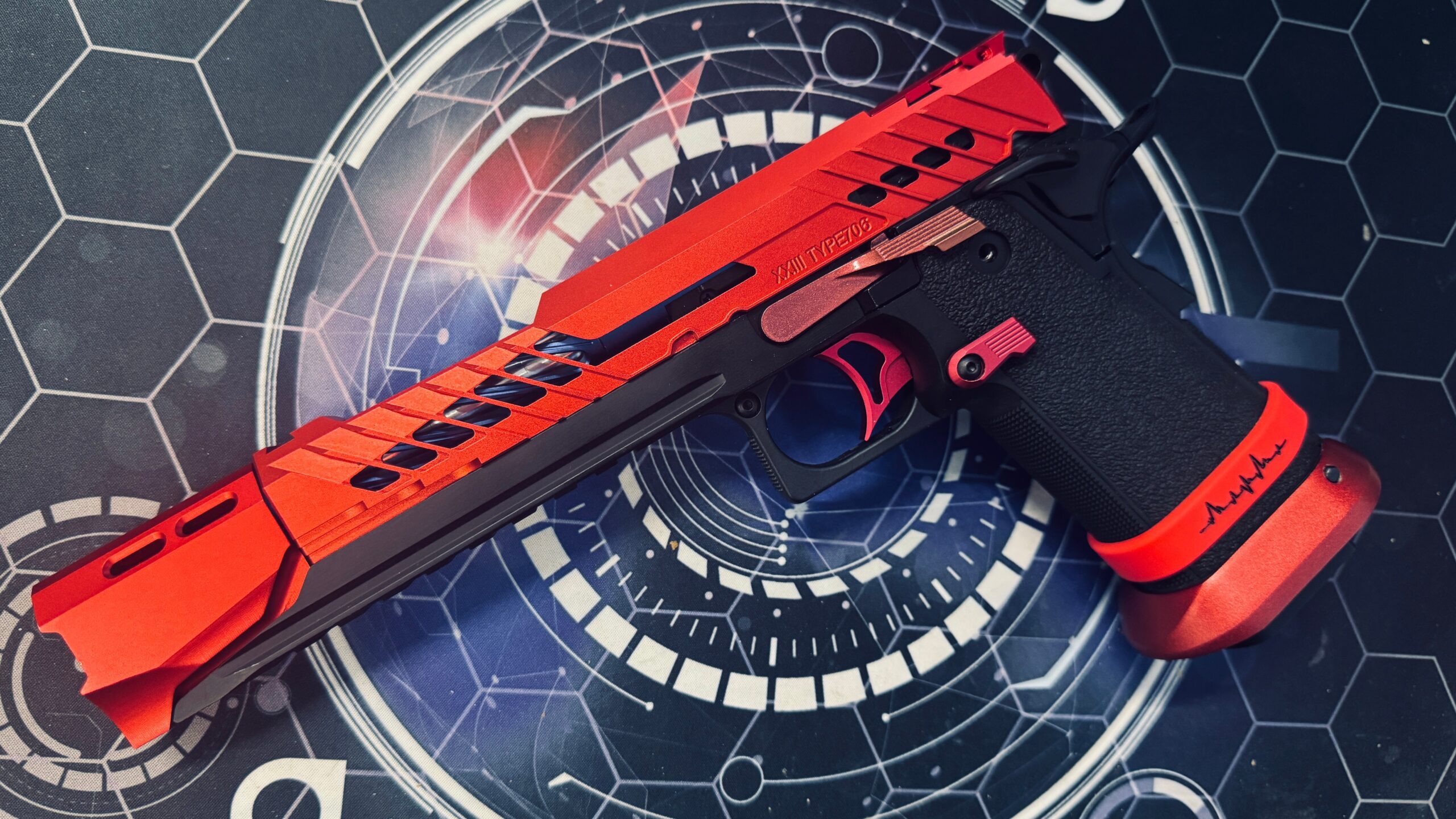 Custom Tokyo Marui / Dr Black / Laylax / Guarder "Optimus Prime" Hi Capa 5.1 Gas Pistol - Image 5