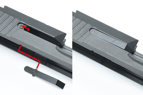 Guarder Aluminium CNC Slide Set for MARUI USP (9mm/Black) - Image 9