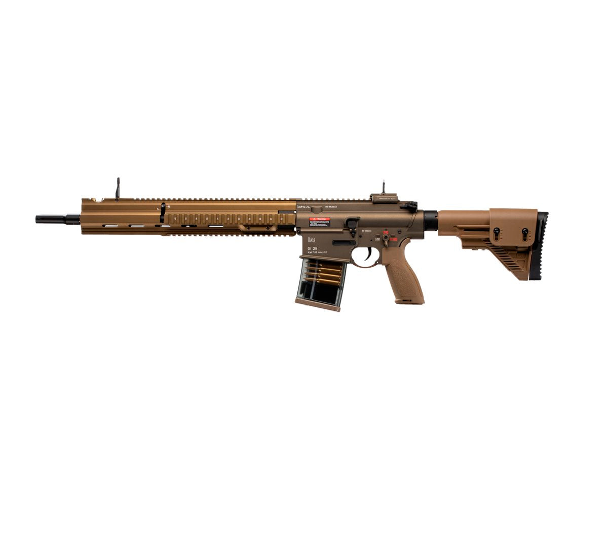 E&C HK G28 DMR Rifle AEG EC-204 TAN Gel Blaster - Image 2