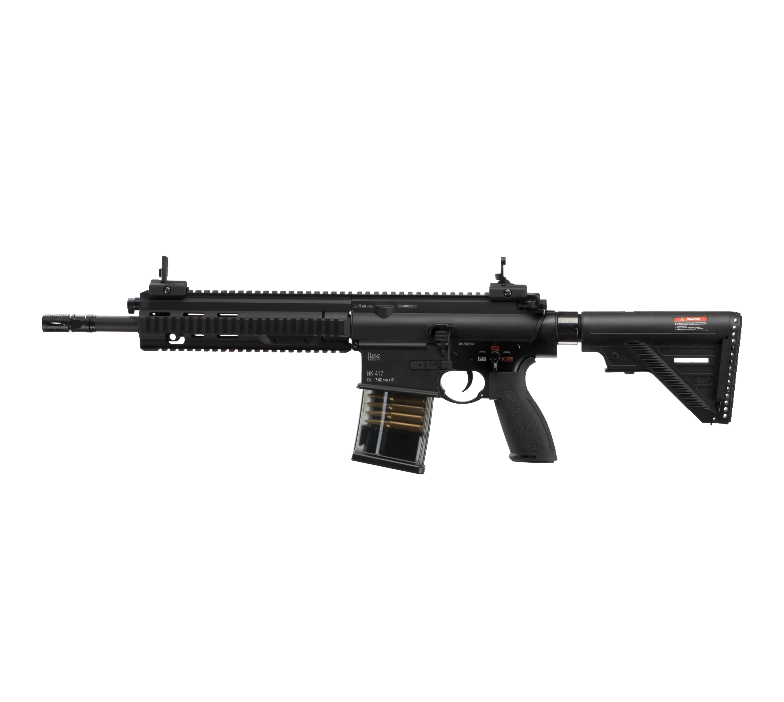 E&C HK417A2 AEG EC-202 BK Gel Blaster - Image 2