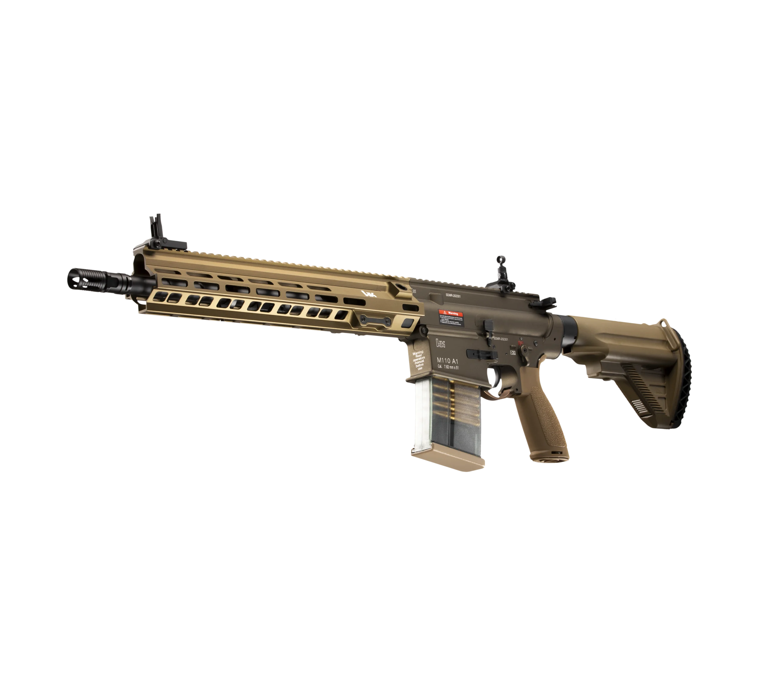 E&C HK M110A1 HK417 AEG EC-203 TAN Gel Blaster - Image 3