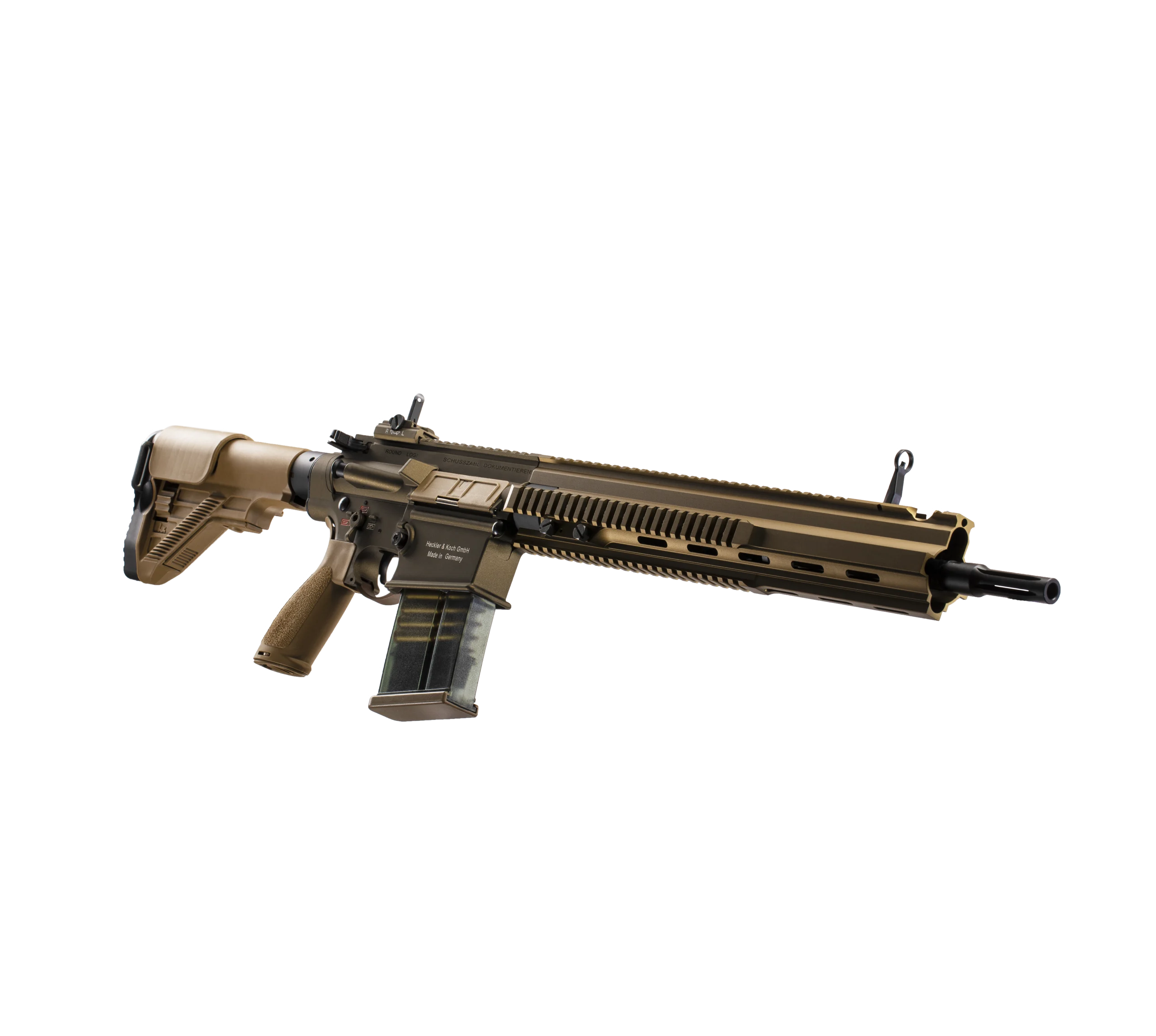 E&C HK G28 DMR Rifle AEG EC-204 TAN Gel Blaster - Image 3