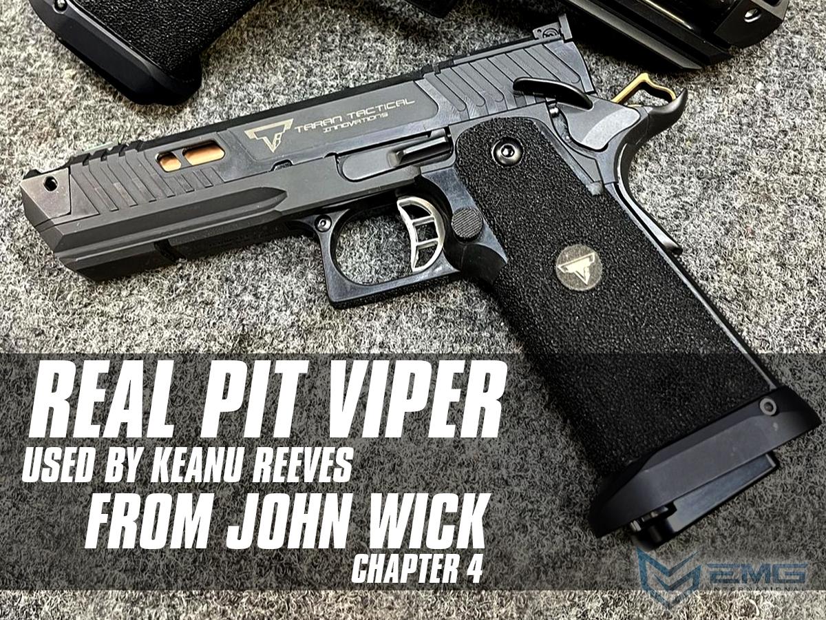 Armourer Works EMG TTI JW4 Pit Viper Gas Pistol - Black Ver - Image 6