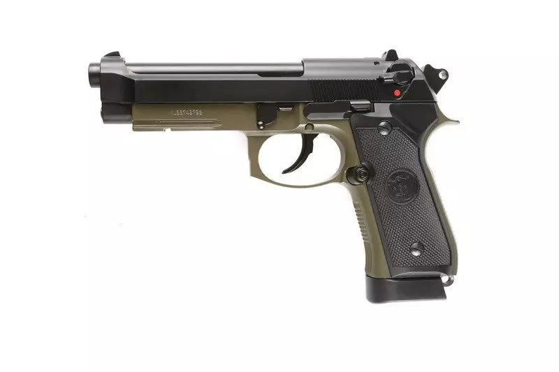 KJ M9A1 Full Metal Gas Blowback Gel Blaster - Olive Drab Green