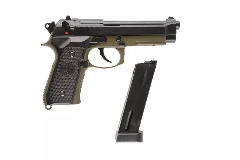 KJ M9A1 Full Metal Gas Blowback Gel Blaster - Olive Drab Green - Image 10