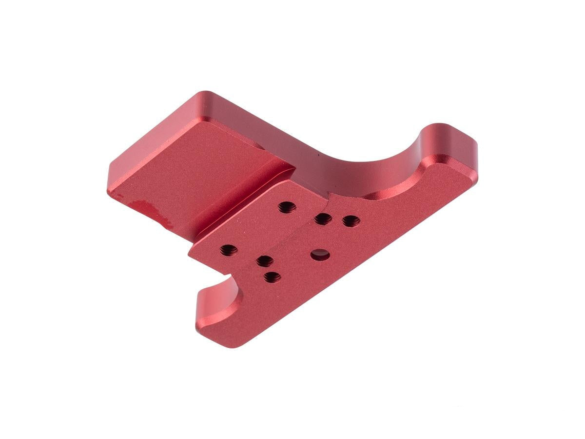 KJ Works Rear Sight Plate Optics Mount for CZ SP-01 (Red) - Image 3