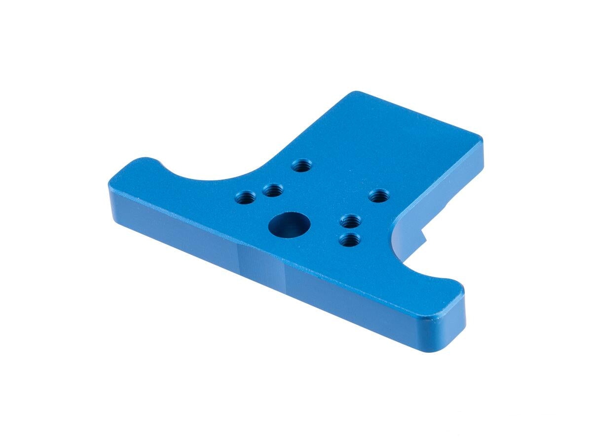 KJ Works Rear Sight Plate Optics Mount for CZ SP-01 (Blue) - Image 2