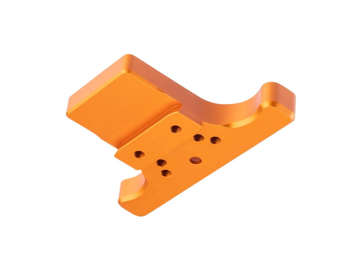 KJ Works Rear Sight Plate Optics Mount for CZ SP-01 (Orange) - Image 3