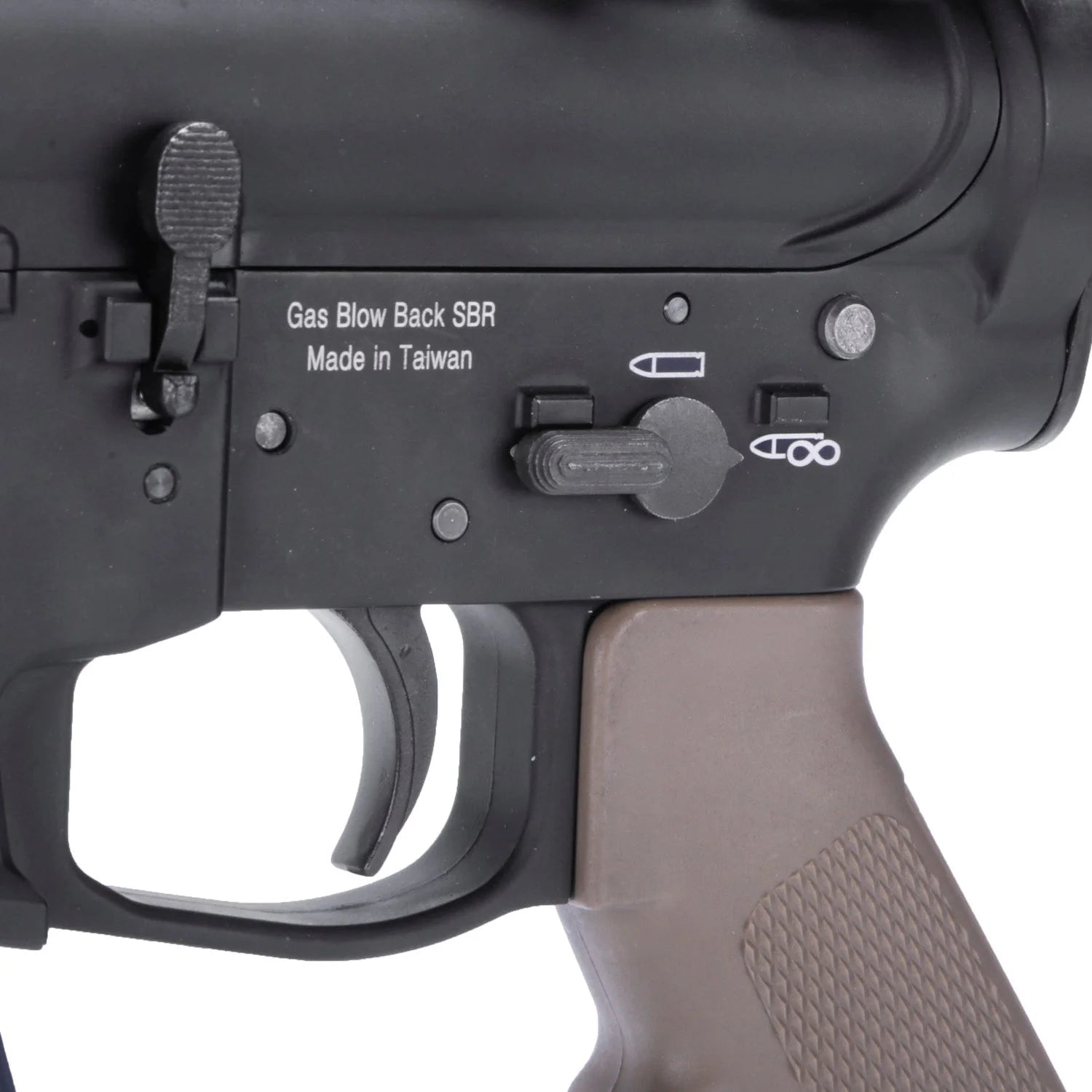 TWS 9mm SBR GBB Gel Blaster - Black - Image 4