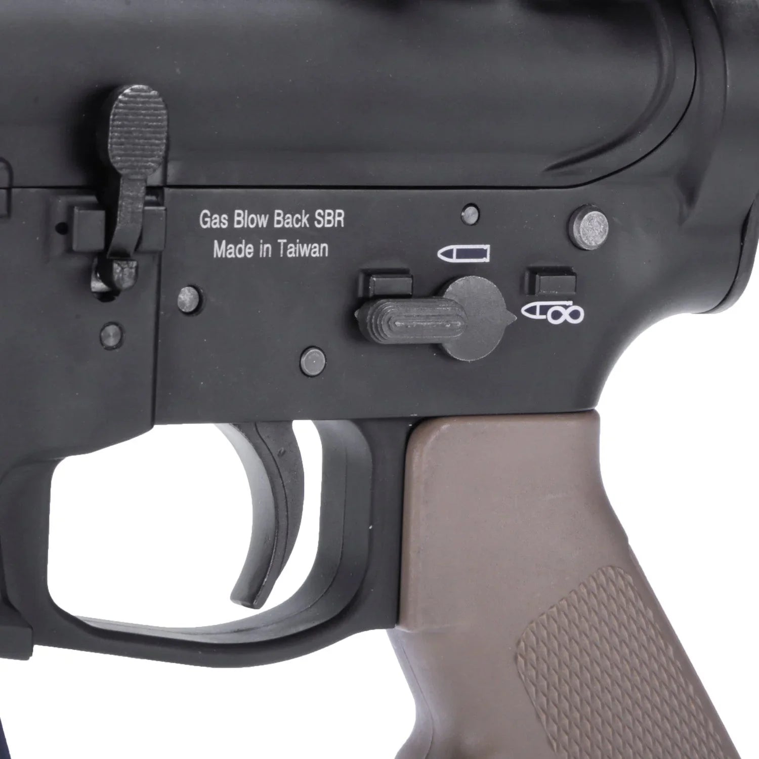 TWS 9mm SBR GBB Gel Blaster - Tan - Image 3
