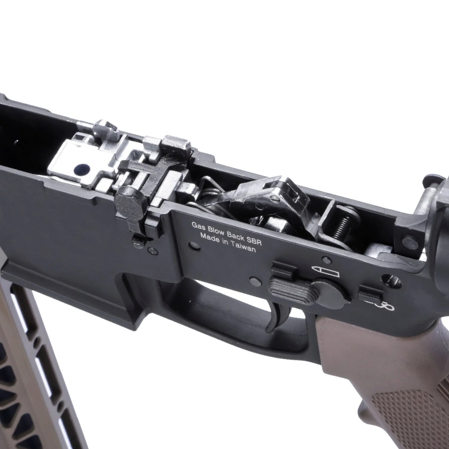 TWS 9mm SBR GBB Gel Blaster - Black - Image 7
