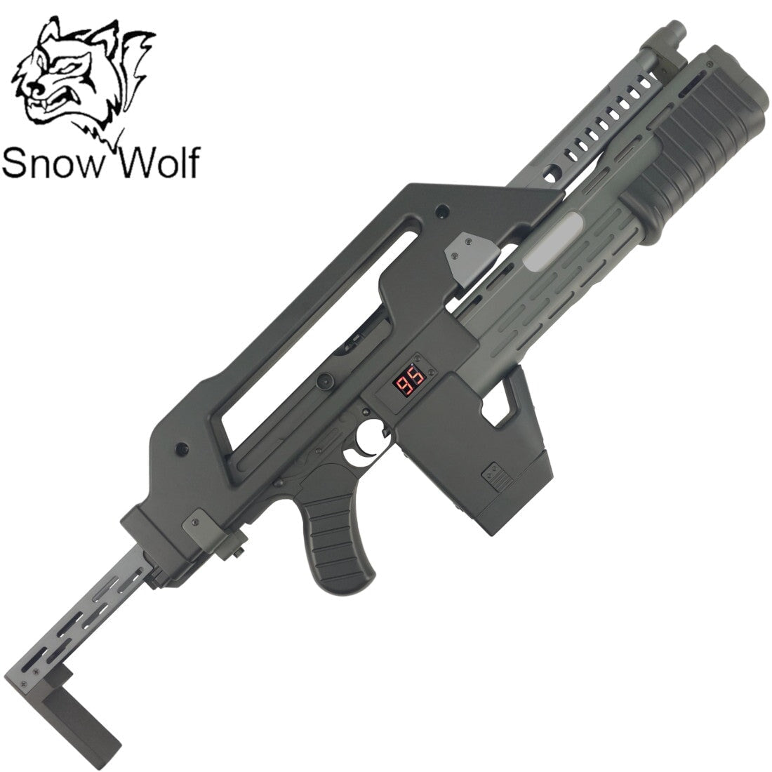 SW Aliens M41A Pulse Rifle AEG Gel Blaster (SW-11-BK) - Image 2