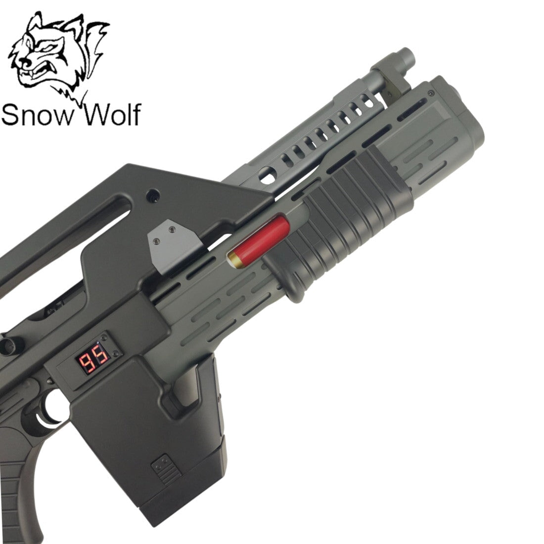 SW Aliens M41A Pulse Rifle AEG Gel Blaster (SW-11-BK) - Image 6