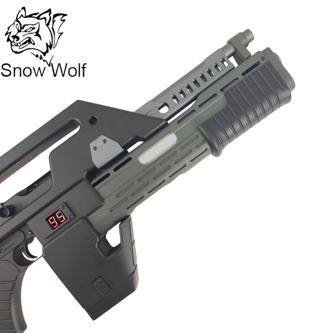 SW Aliens M41A Pulse Rifle AEG Gel Blaster (SW-11-BK) - Image 5
