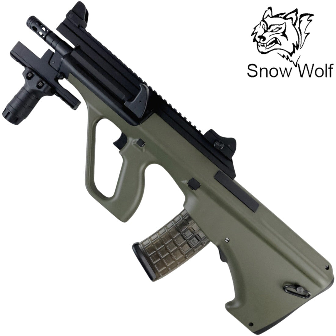 Snow Wolf AUG A3 Military Bullpup Rifle (Colour: OD Green) - Image 2