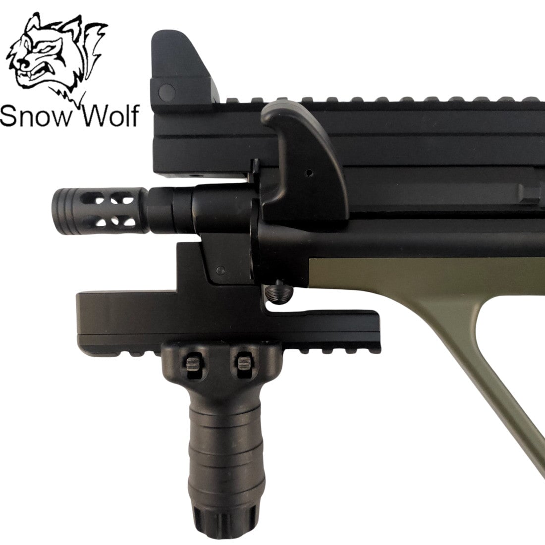 Snow Wolf AUG A3 Military Bullpup Rifle (Colour: OD Green) - Image 9