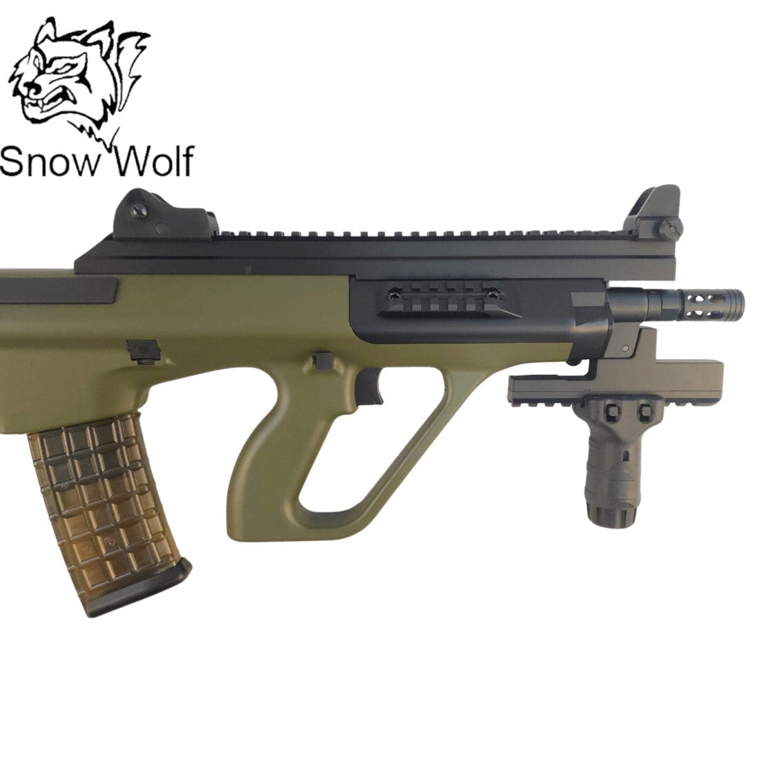 Snow Wolf AUG A3 Military Bullpup Rifle (Colour: OD Green) - Image 10