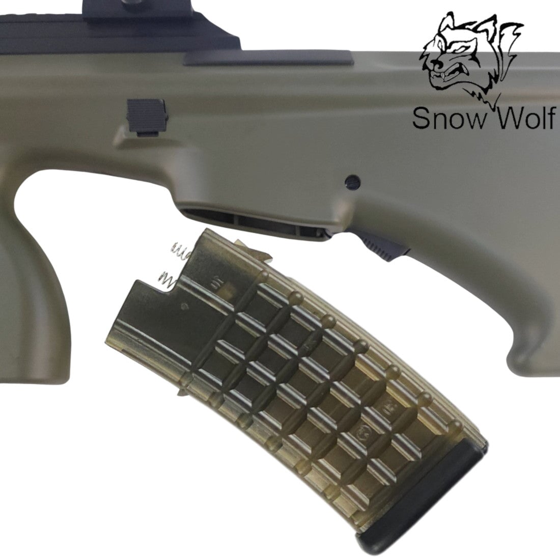 Snow Wolf AUG A3 Military Bullpup Rifle (Colour: OD Green) - Image 3