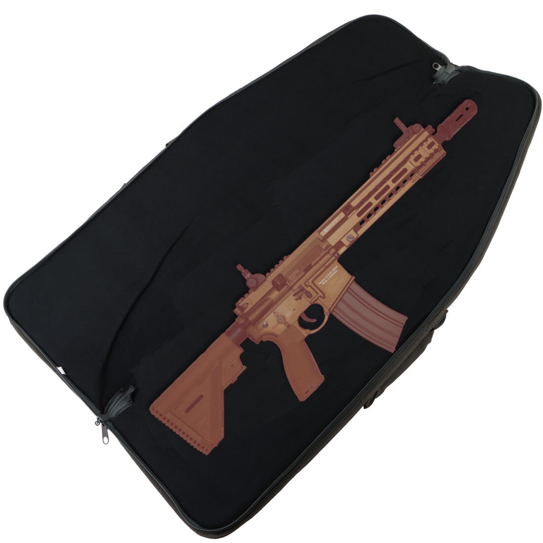 Tactical Padded Gel Blaster Gun Bag – Black - Image 2