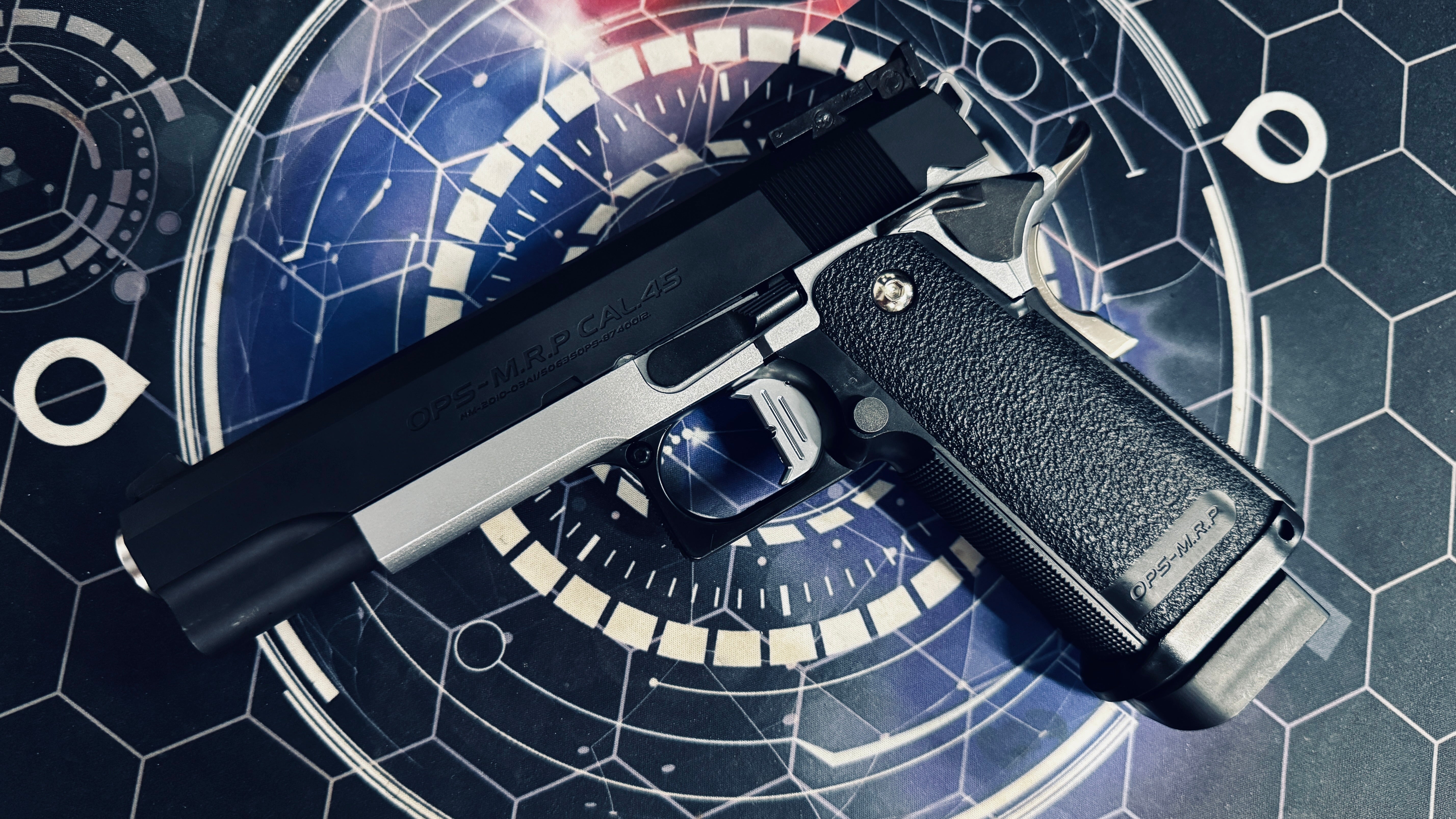 Custom Tokyo Marui 5.1 GBB Pistol Gel Blaster - Black/Silver - Image 4