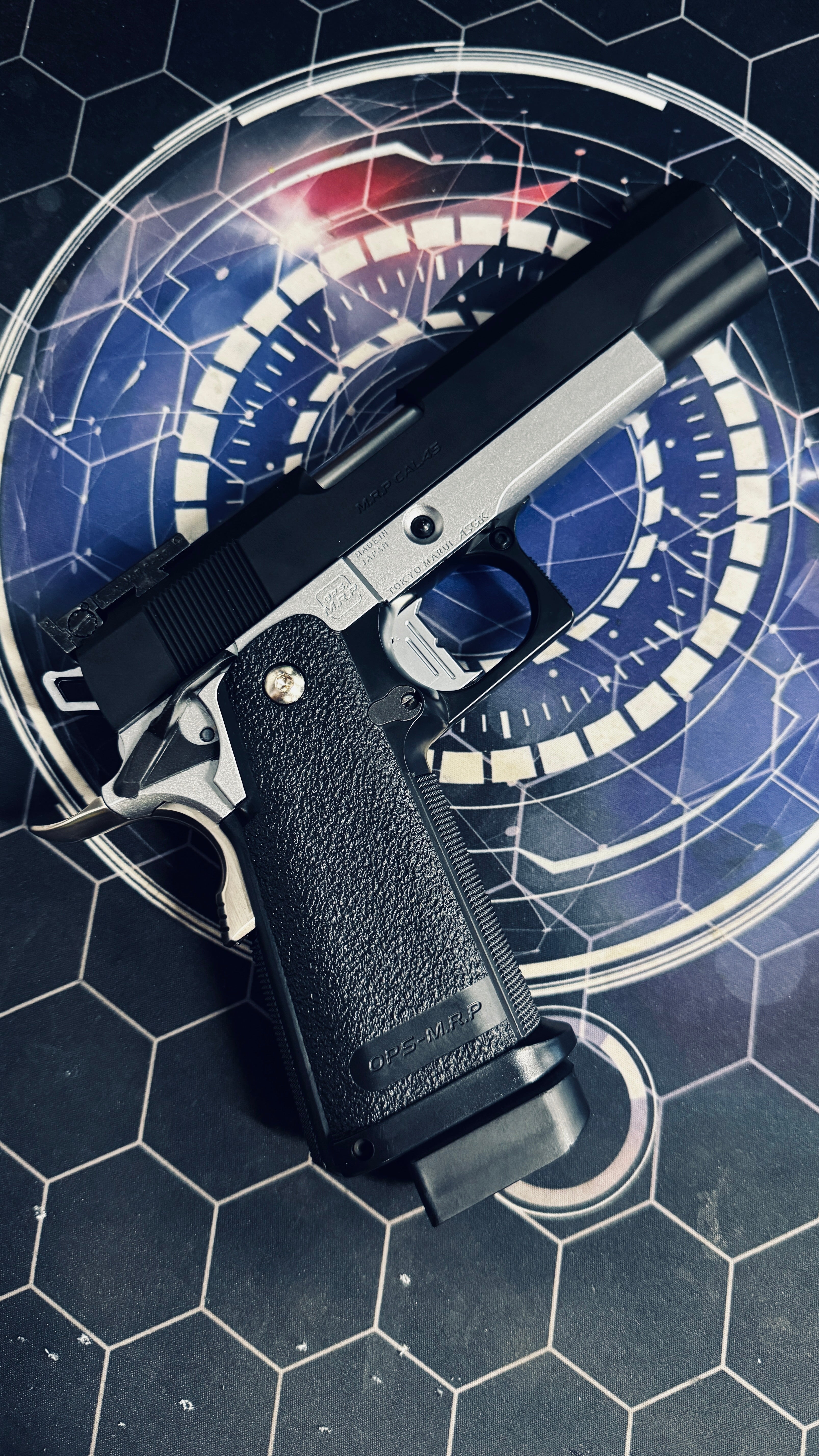 Custom Tokyo Marui 5.1 GBB Pistol Gel Blaster - Black/Silver - Image 7