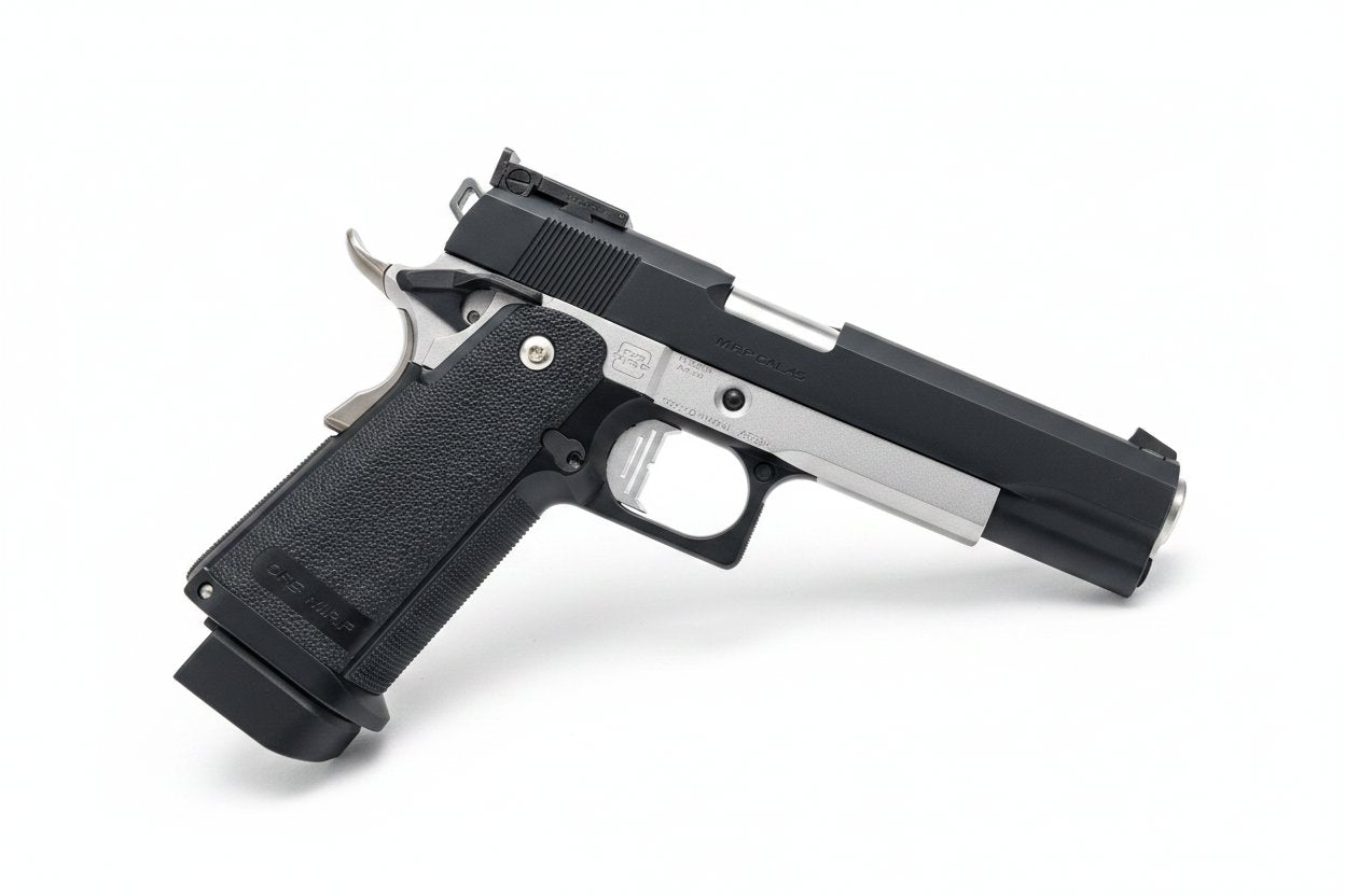 Custom Tokyo Marui 5.1 GBB Pistol Gel Blaster - Black/Silver