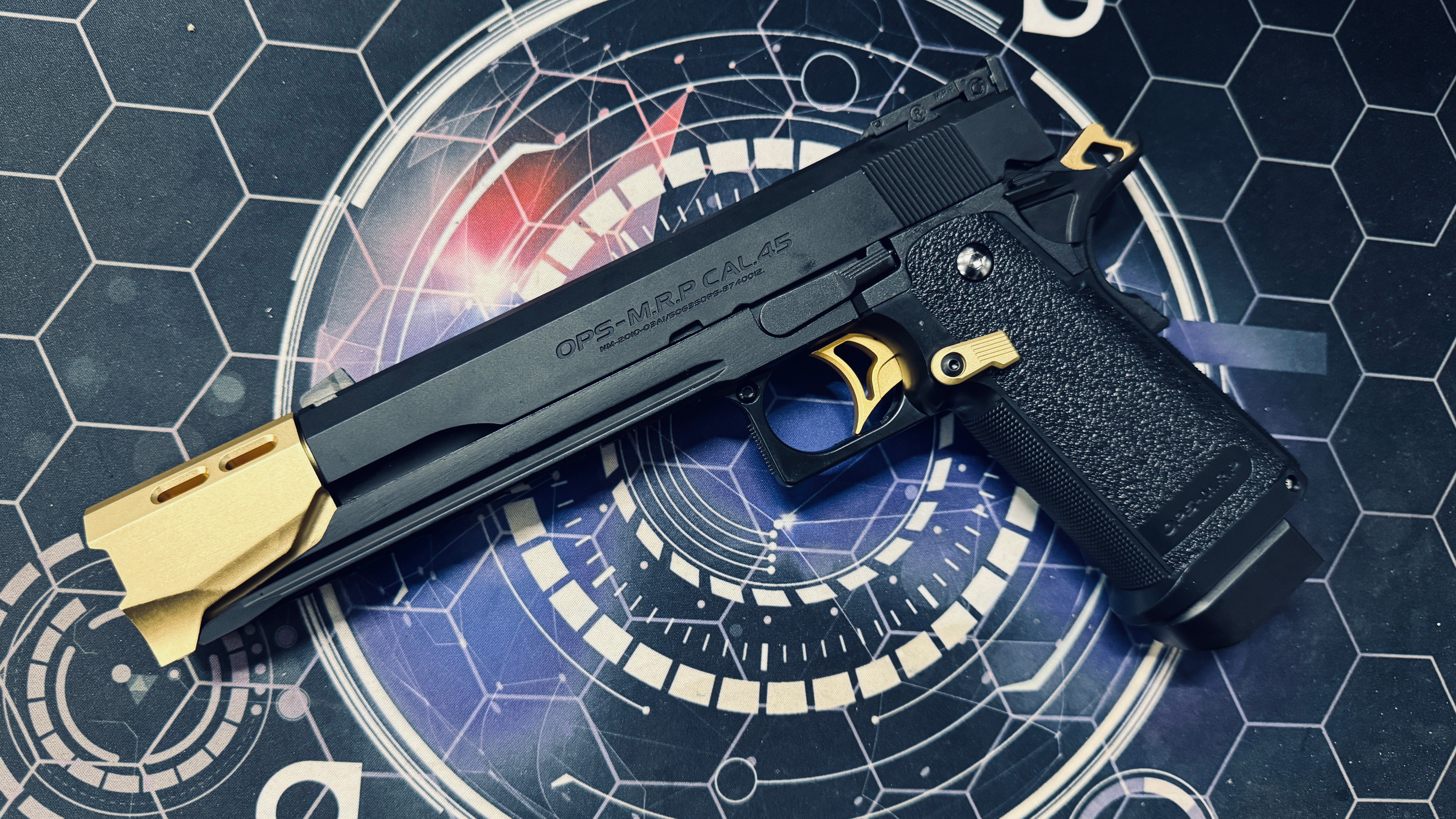 Custom Tokyo Marui Nine Ball Gold Edge Hi Capa 5.1 Gas Pistol - Image 2