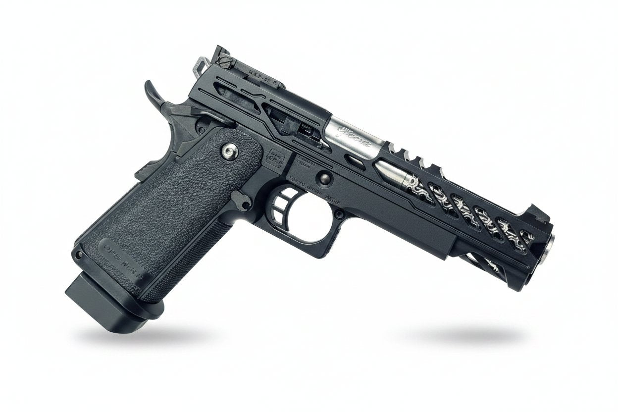 Custom Tokyo Marui/Dr Black Hi-Capa 5.1 GBB Pistol Gel Blaster - Type Y/Geom