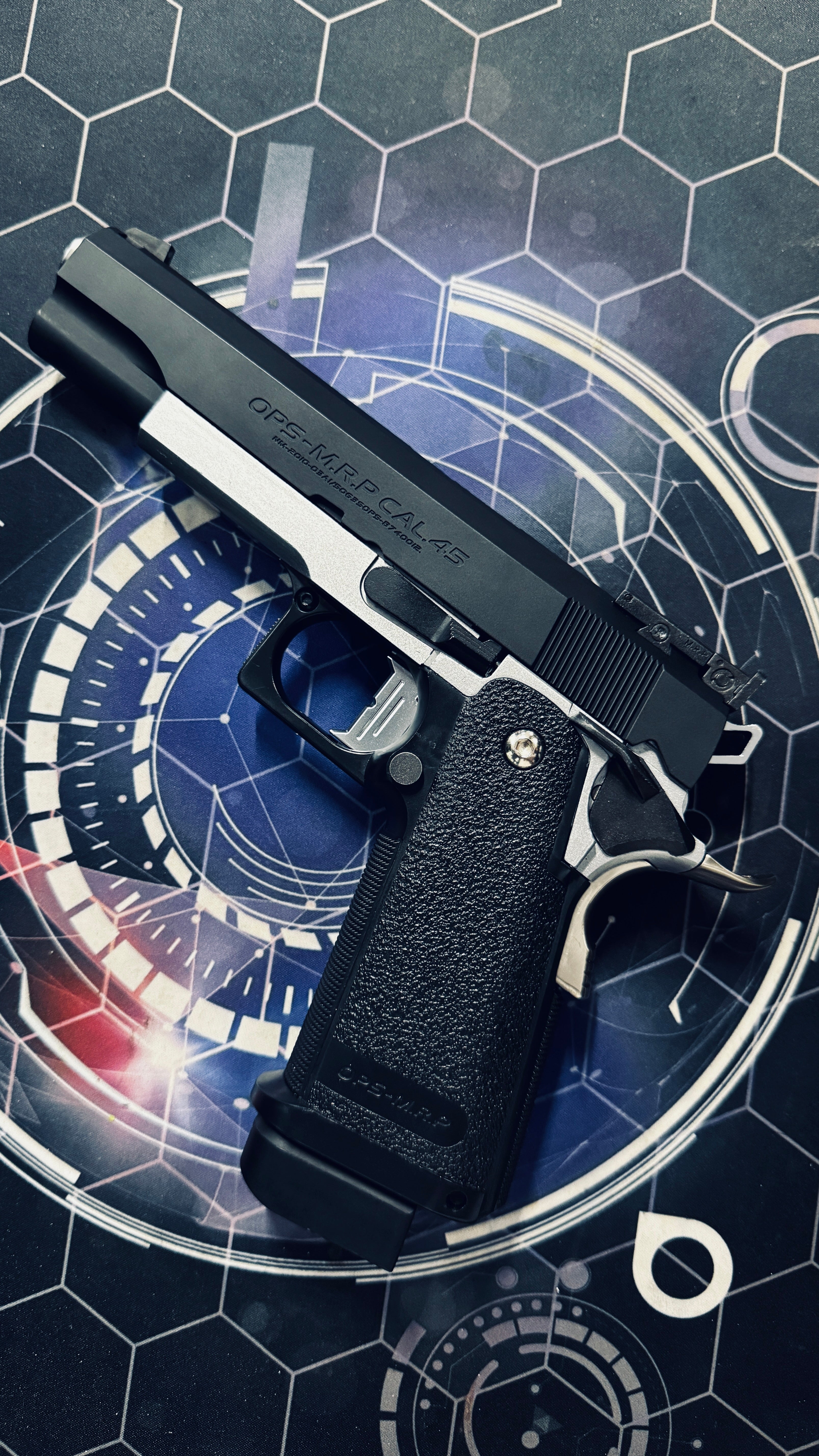 Custom Tokyo Marui 5.1 GBB Pistol Gel Blaster - Black/Silver - Image 8