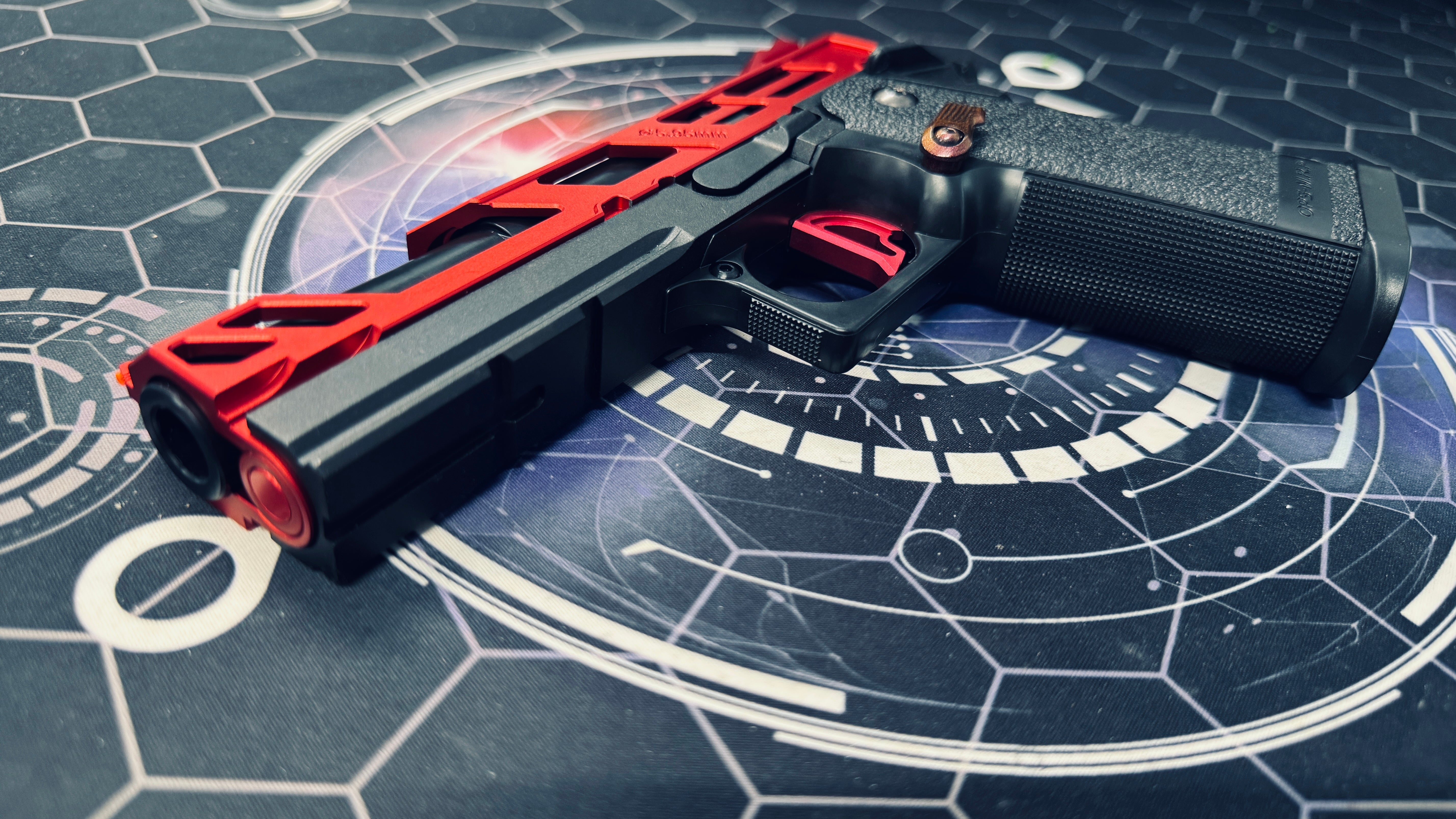 Custom Tokyo Marui Dr Black 901S Hi Capa 4.3 Gas Pistol - Red Orion Pax - Image 6