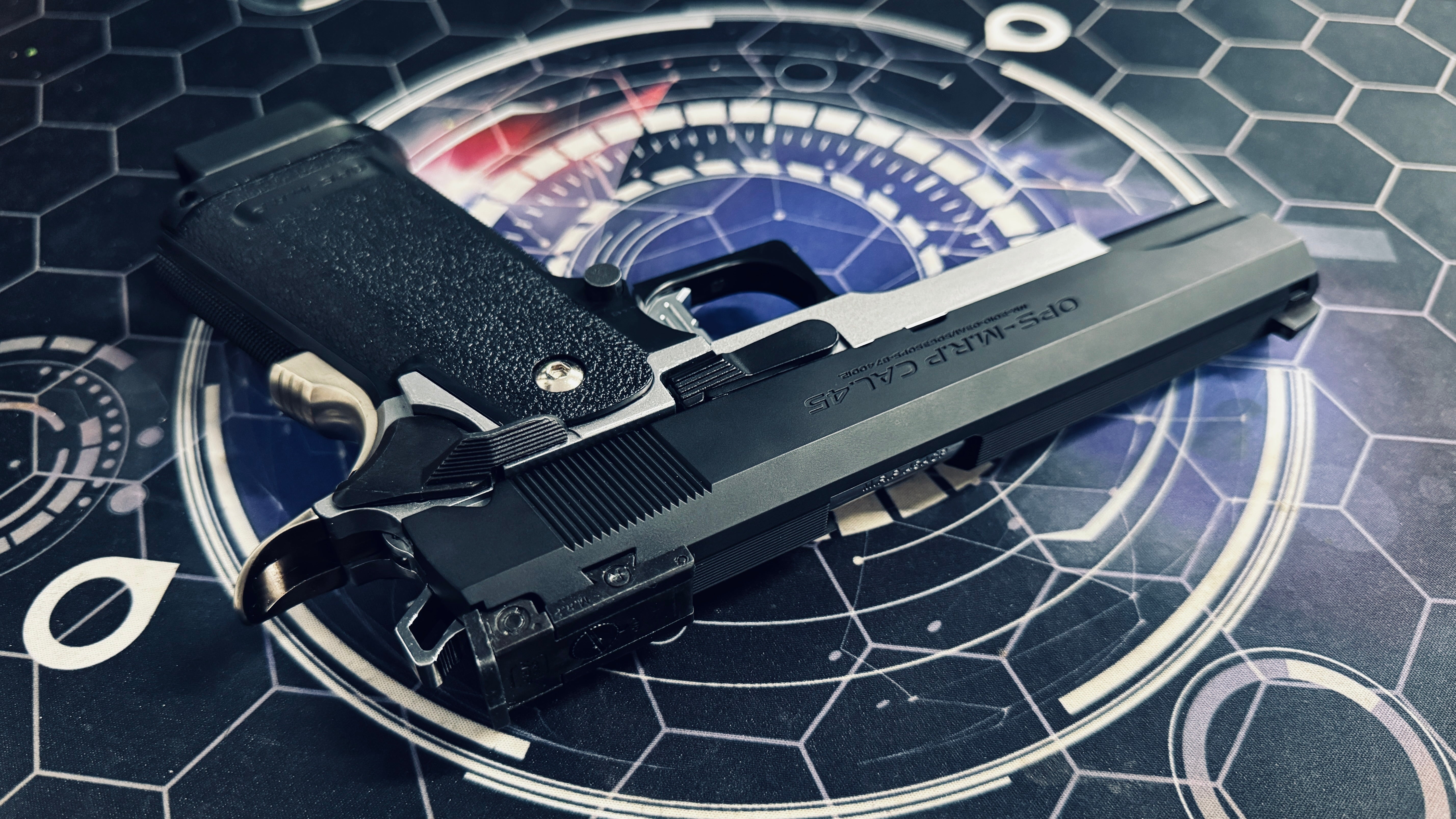 Custom Tokyo Marui 5.1 GBB Pistol Gel Blaster - Black/Silver - Image 6