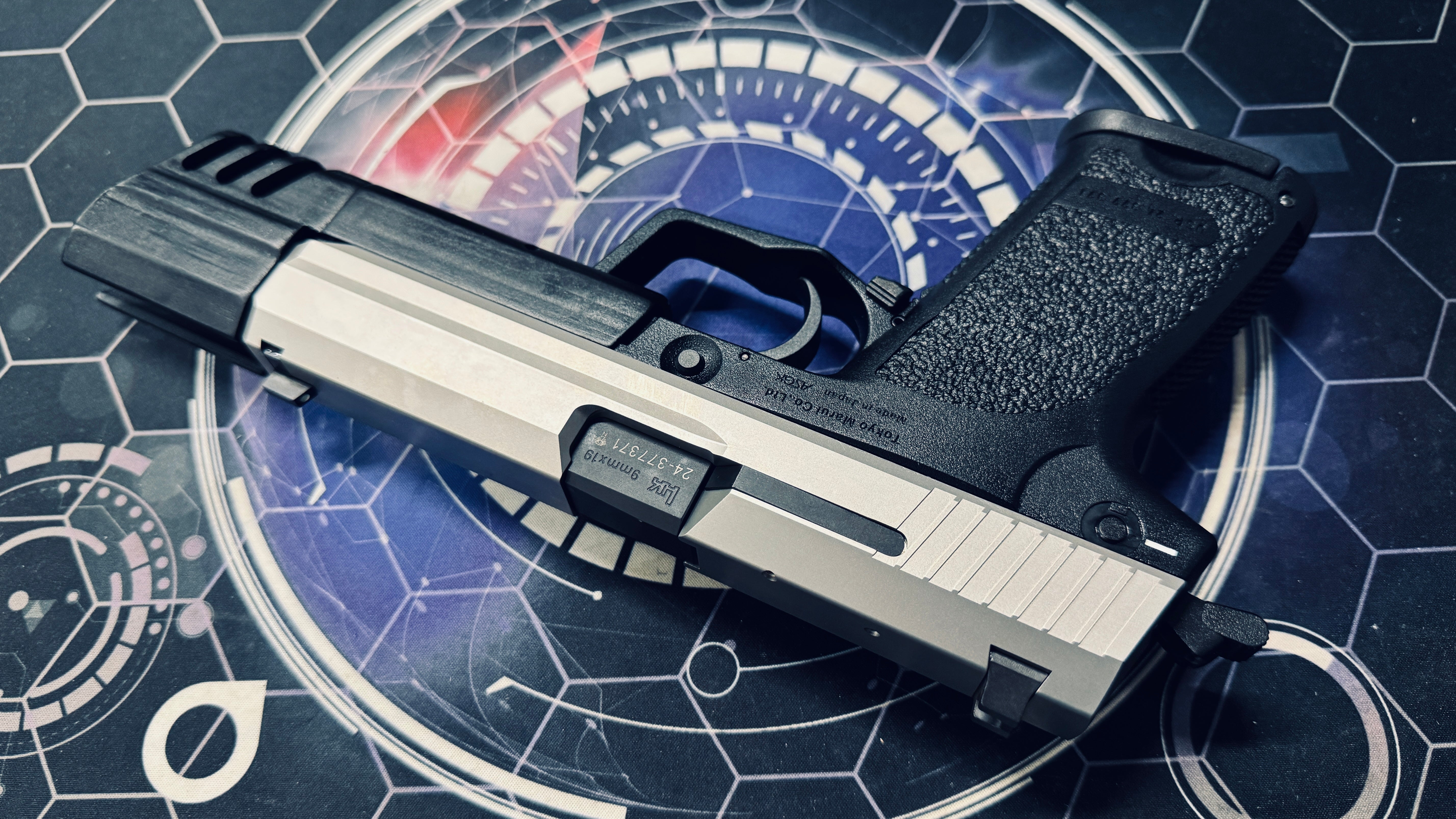 Custom Tokyo Marui / Guarder Stainless Steel USP Gel Blaster - Match Compensator - Image 8